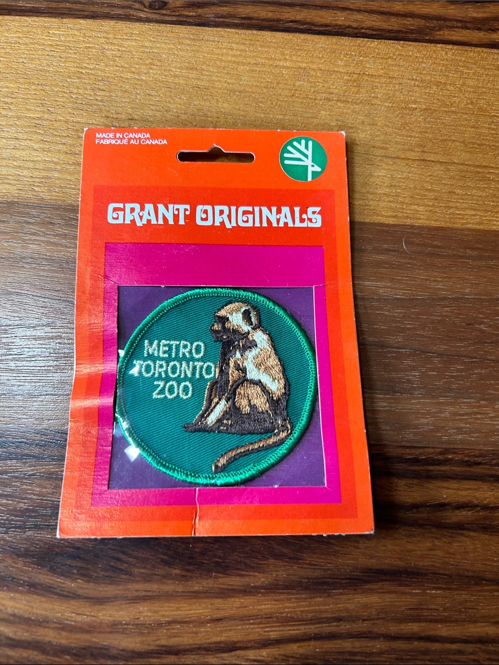 Grant Emblems Red Backing Card